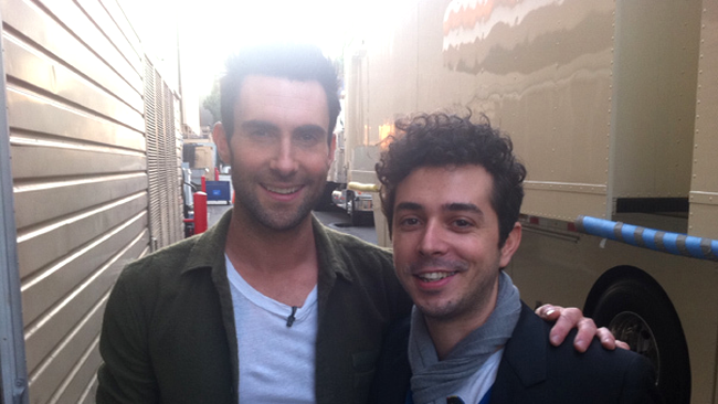 Marius Moga si Adam Levine - Maroon 5