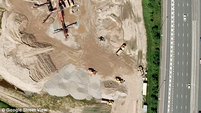 Imaginea Fecioarei Maria din satelit