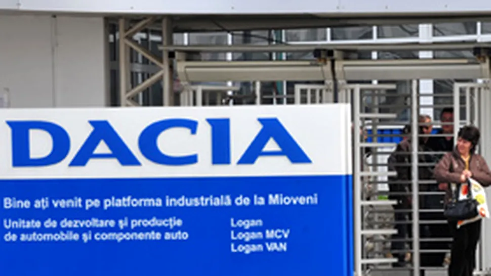 Dacia nu scapa de criza globala si intrerupe productia