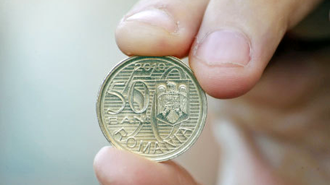 moneda 50 bani