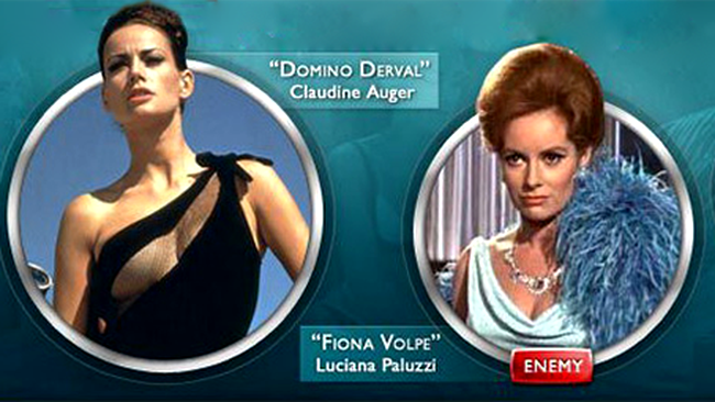 Thunderball (1965). O întreagă pleiadă de frumuseți: Molly Peters, Claudine Auger, Martine Beswick și Liciana Paluzzi