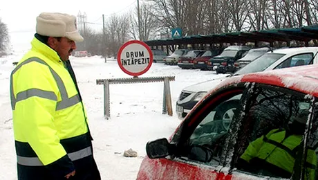 17 drumuri nationale au fost inchise din cauza viscolului