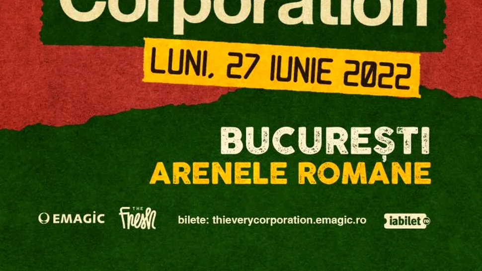 Duoul electro Thievery Corporation concertează pe 27 iunie la Arenele Romane din București