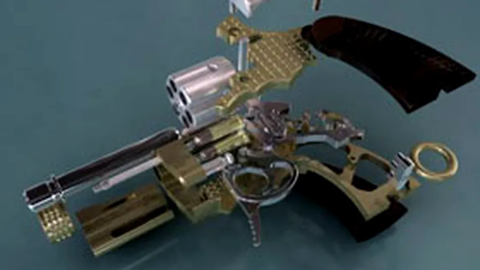 Cel mai mic revolver din lume a devenit bijuterie
