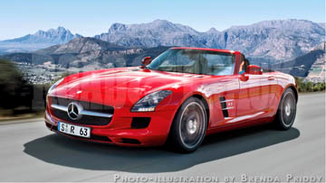 Mercedes SLS AMG cabrio 