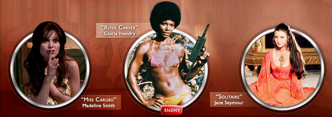 Live and Let Die (1973). Madeline Smith, Gloria Hendry, Jane Seymour