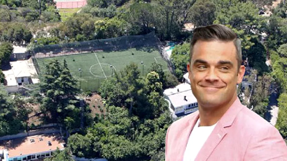  Așa arată fosta casă a lui Robbie Williams din Beverly Hills