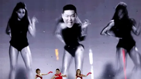 PSY, mișcări a la Beyonce pe „Single Ladies” (Video)