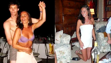 SCANDALOS: Pippa Middleton in lenejerie intima, danseaza cu un barbat misterios