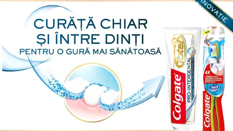 Noul Colgate Total PRO•Interdental