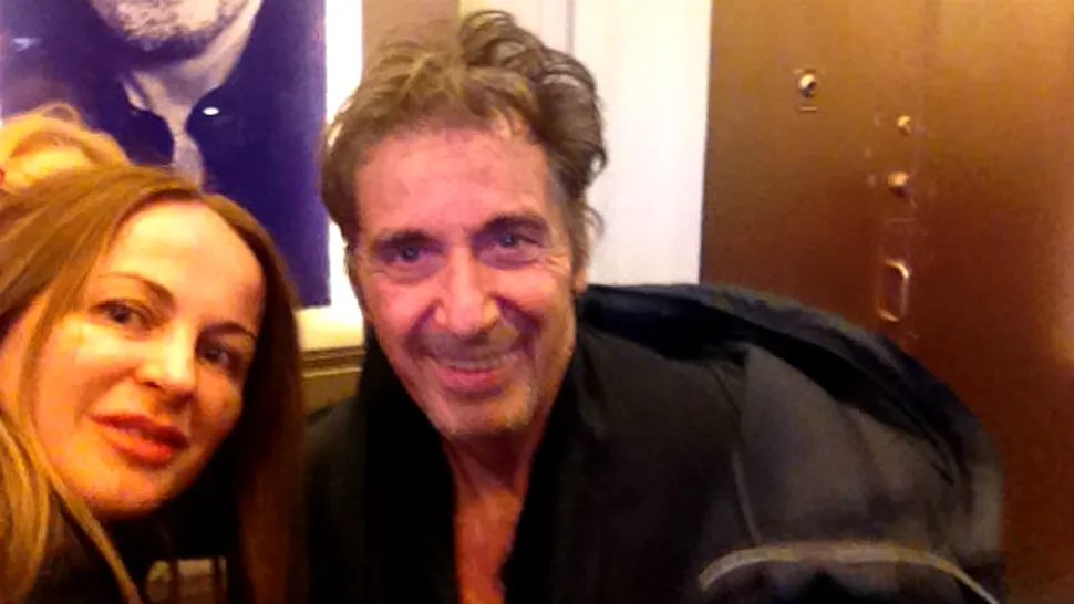 Delia Antal l-a întâlnit pe Al Pacino pe Broadway!