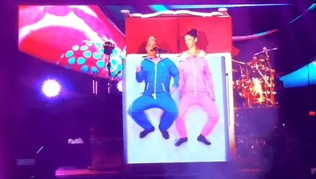 Moment emotionant la concertul lui Robbie Williams in Piata Constitutiei