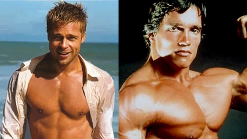 Brad Pitt si Arnold Schwarzenegger, asa cum nu i-ati mai vazut (Video)