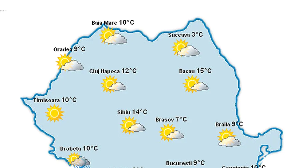 Vremea Apropo.ro e schimbatoare: Cand cu ploi, cand cu soare!