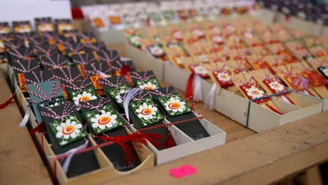 Tarabele cu martisoare au invadat strazile Bucurestiului (poze)