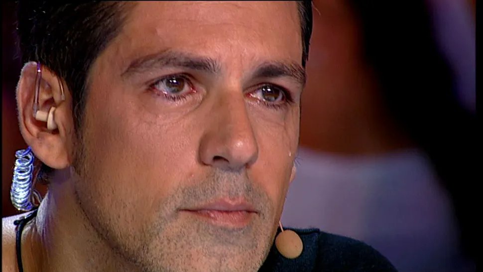 Bănică Jr., în lacrimi la X Factor
