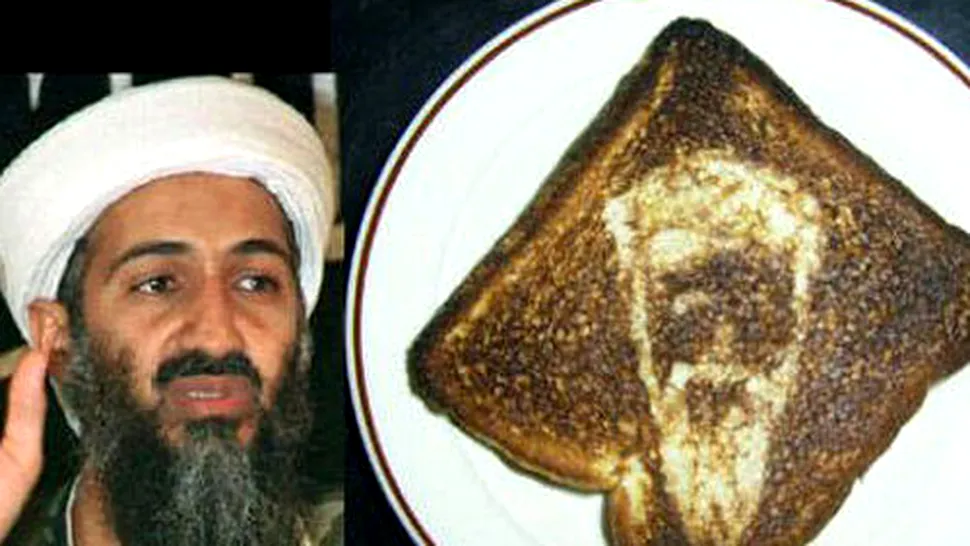 Miracol: Chipul lui Osama bin Laden a aparut pe o felie de paine!