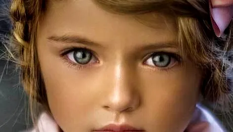 Cel mai frumos copil este Kristina, o fetita din Rusia (Poze)