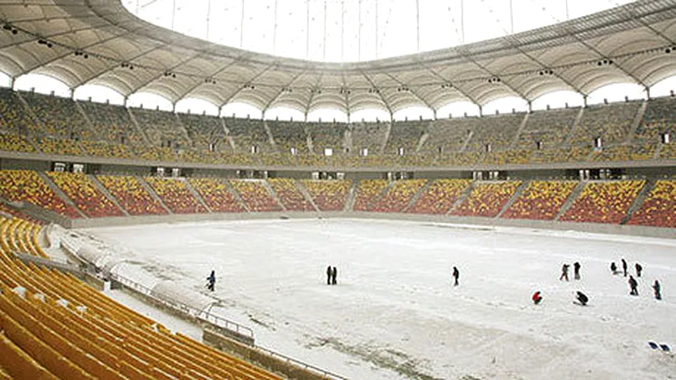 Steaua - Twente: Arena Națională a fost deszăpezită cu deținuții de la Jilava