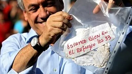 Chile: Minerii blocati in subteran vor mai ramane acolo inca 3 luni