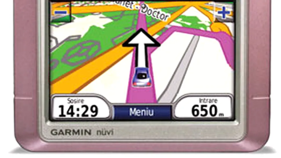 GPS roz de la Garmin