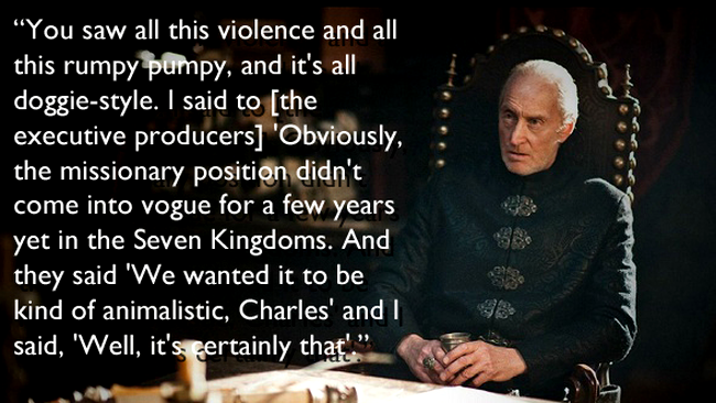 Tywin Lannister (Charles Dance)