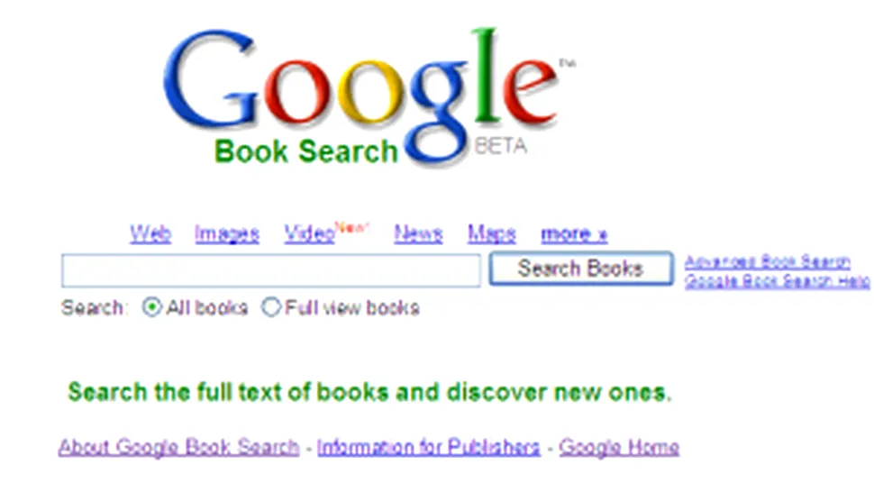 Google Book Search, biblioteca google online