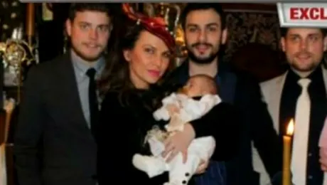 Anna Lekso şi-a botezat băieţelul!