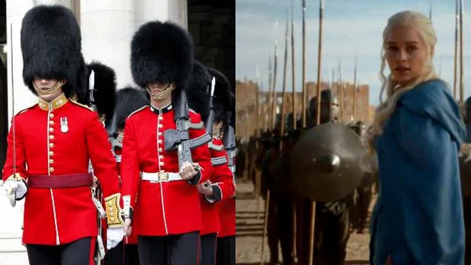 ”Urzeala tronurilor” a cucerit Palatul Buckingham! Genericul serialului, interpretat de Garda Regală (VIDEO)