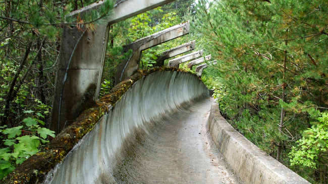 Pista de bob pentru Jocurile Olimpice de iarnă din 1984, de la Sarajevo