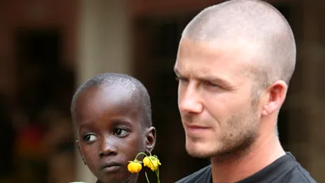 Beckham, în vizită în Sierra Leone