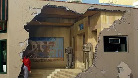Picturi murale 3D, granita dintre imaginatie si realitate (Poze)