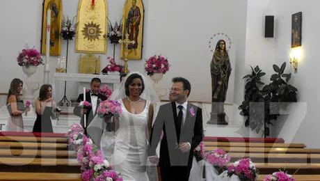 Nadine a imbracat rochia de mireasa! Poze de la nunta