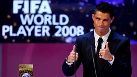 Cel mai bun din lume! Cristiano Ronaldo a luat FIFA World Player 2008! (Sport.ro)