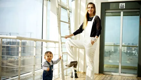 Dana Rogoz, pictorial alături de Vlăduţ