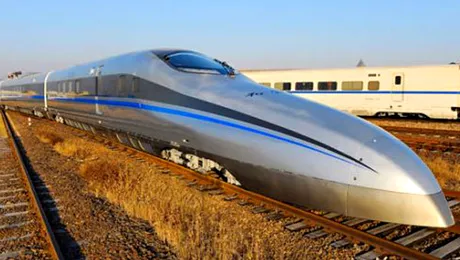 China testeaza un tren care atinge 500 km/h