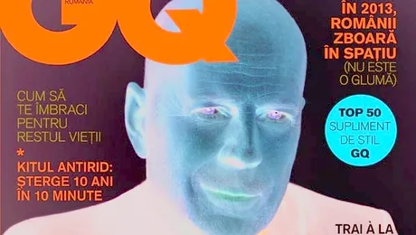 Bruce Willis pe coperta noului număr GQ România