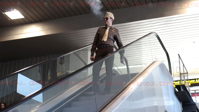 Se fumează în aeroport