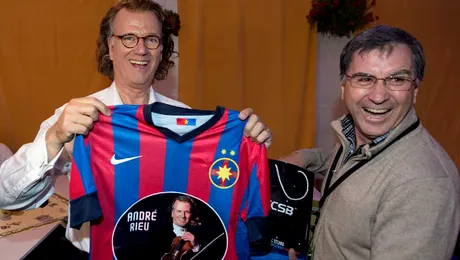 Andre Rieu a primit un cadou special de la Steaua Bucureşti