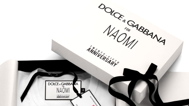 Tricoul aniversar Naomi Campbell