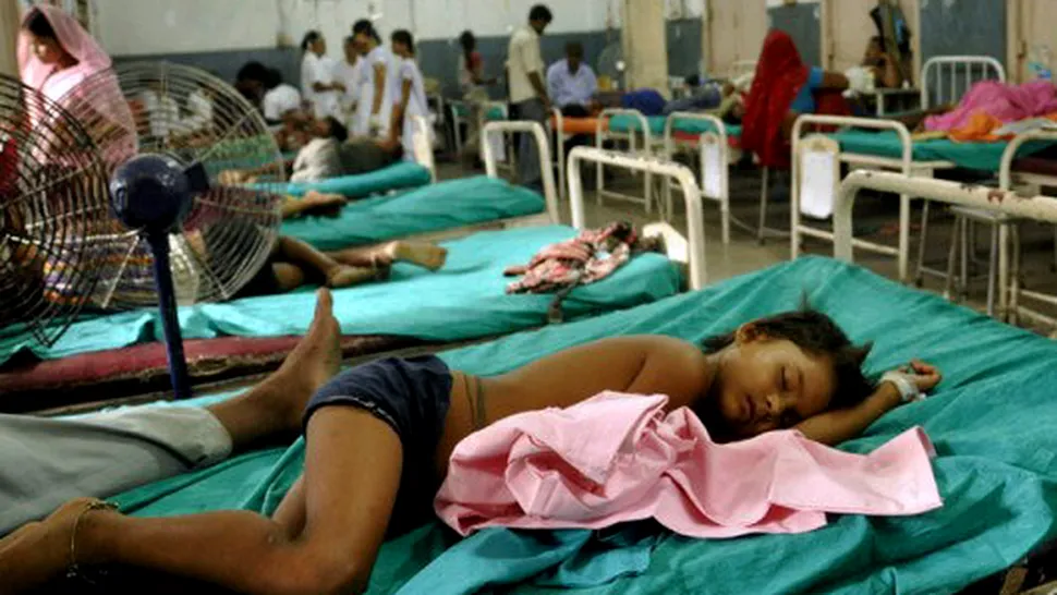 400.000 de copii mor anual în India din cauza pneumoniei și diareei