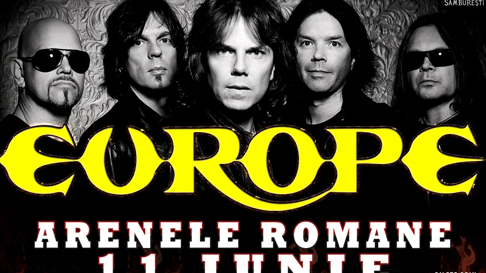 Legendara trupă EUROPE confirmă concertul de la Bucureşti