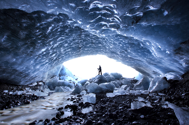 Peștera de cristal, Islanda