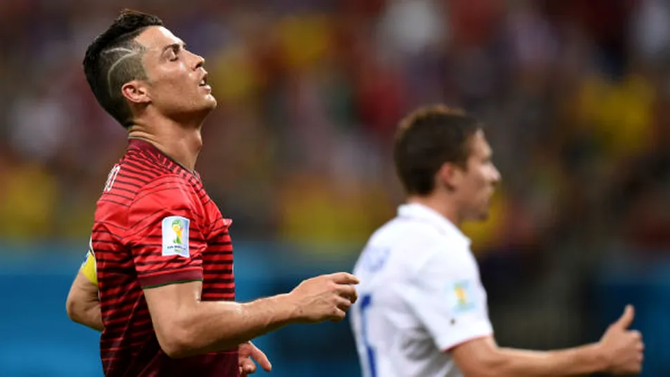 SUA - Portugalia 2-2. Cristiano Ronaldo, Balonul de Aur, aproape eliminat de la Campionatul Mondial