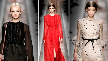 Valentino nu vrea pantaloni pe catwalk (Video)