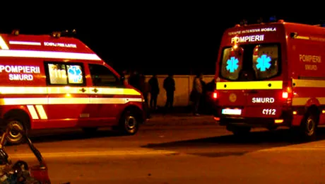 O ambulanta SMURD s-a rasturnat in Militari