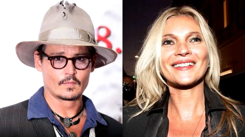 Kate Moss şi Johnny Depp din nou împreună!