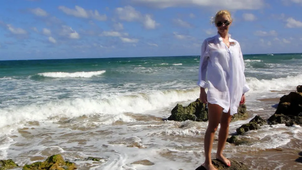 Diana Dumitrescu a gustat crocodil în Republica Dominicană