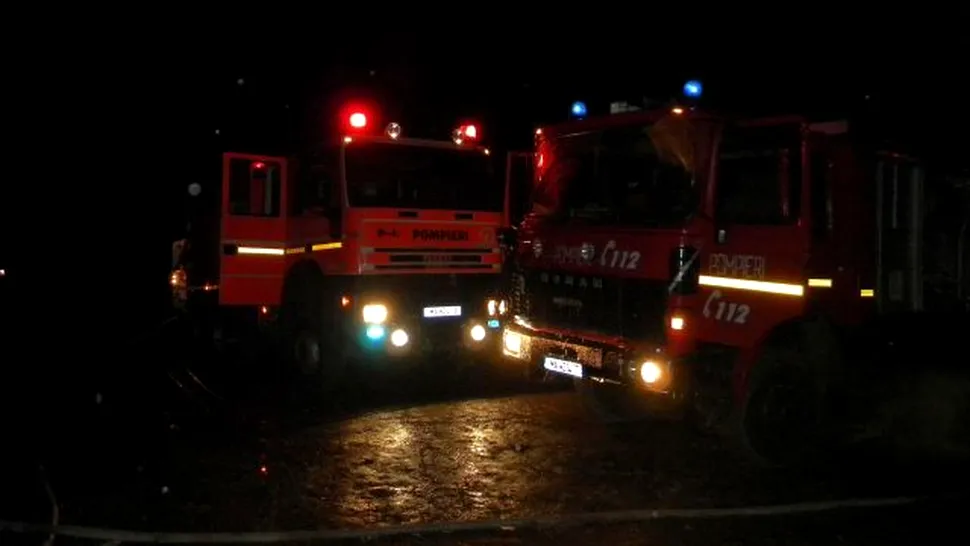 Explozie si incendiu intr-un bloc din Constanta