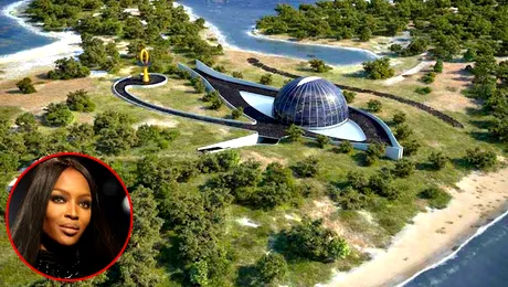 Naomi Campbell are vila eco in forma Ochiului lui Horus (Poze)